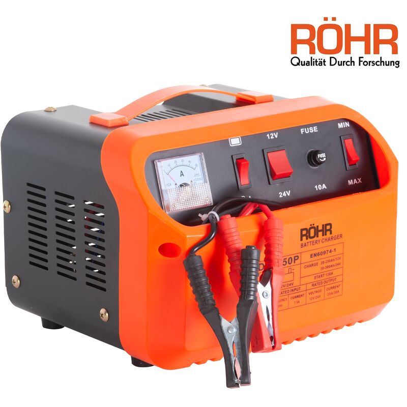 Caricabatteria per Auto rohr DFC-50P Batterie 45A