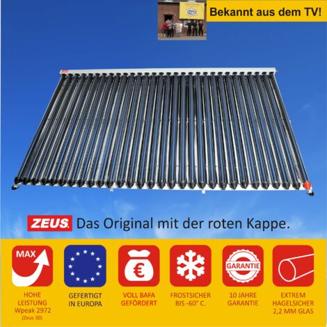 Röhrenkollektor Vakuumröhrenkollektoren Sonnenkollektor Solaranlage Zeus cpc 30
