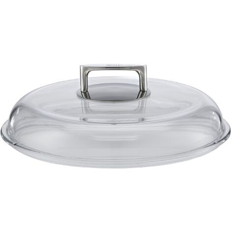 Rösle 91492 vetro borosilicato coperchio, trasparente, Vetro, trasparente, 26 x 26 x 85 cm
