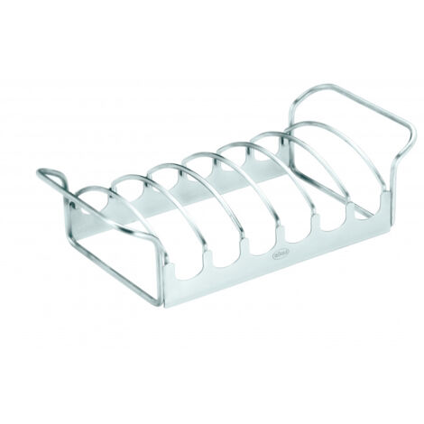 Rösle BBQ Braten- und Rippchenhalter Klein, Rippchen Halter, Bratenkorb, Grillzubehör, 25087