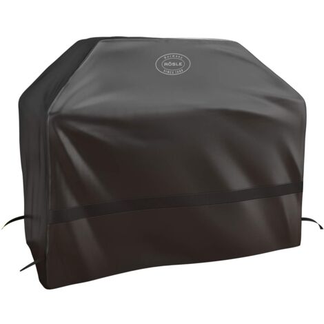 RÖSLE Copertura BBQ-Station MAGNUM G4/PRO G4, custodia protettiva di alta qualità in 100% poliestere, con pratica chiusura per il fissaggio, impermeabile
