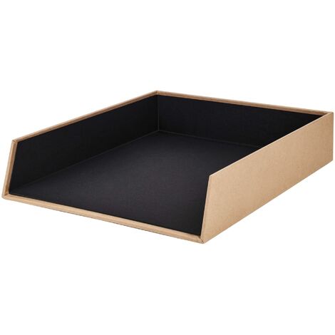 Rössler 1335452620 - S.O.H.O. Cestino per cartelle DIN A4, impilabile, Kraft, 1 pz.