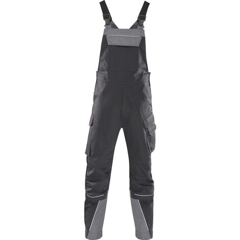 ROFA Latzhose PRO-LINE 2306 zweifarbig Größe 52 anthrazit-grau