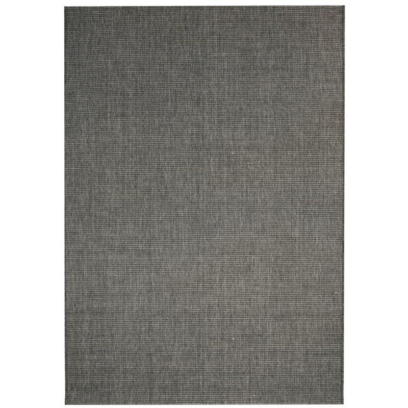 

alfombra exterior/interior 140x200 apariencia sisal gris oscuro - Rogal