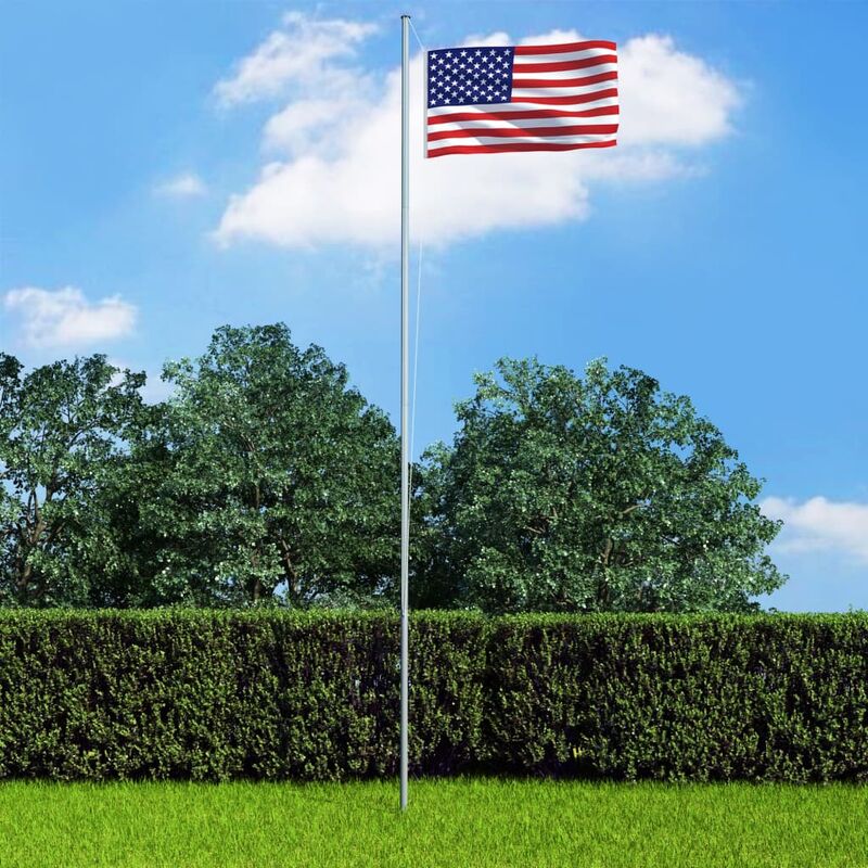 

bandera de estados unidos y mástil de aluminio 4 m - Rogal