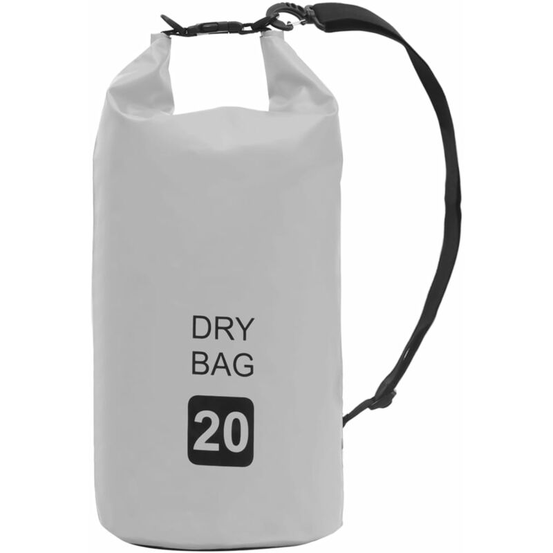 

bolso acuático impermeable pvc gris 20 l - Rogal