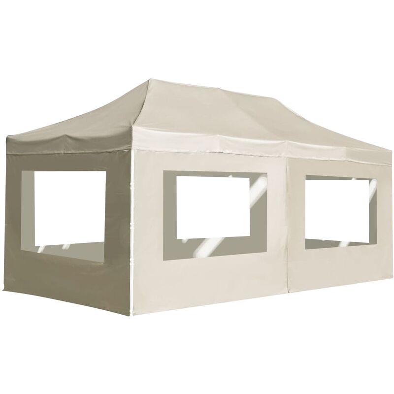 

carpa plegable profesional y paredes aluminio crema 6x3m - Rogal