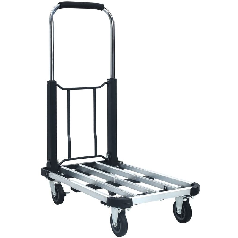 

Rogal carrito de transporte plegable de aluminio plateado 150 kg Rogal