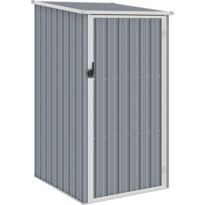 

cobertizo de jardín gris acero galvanizado 87x98x159 cm - Rogal