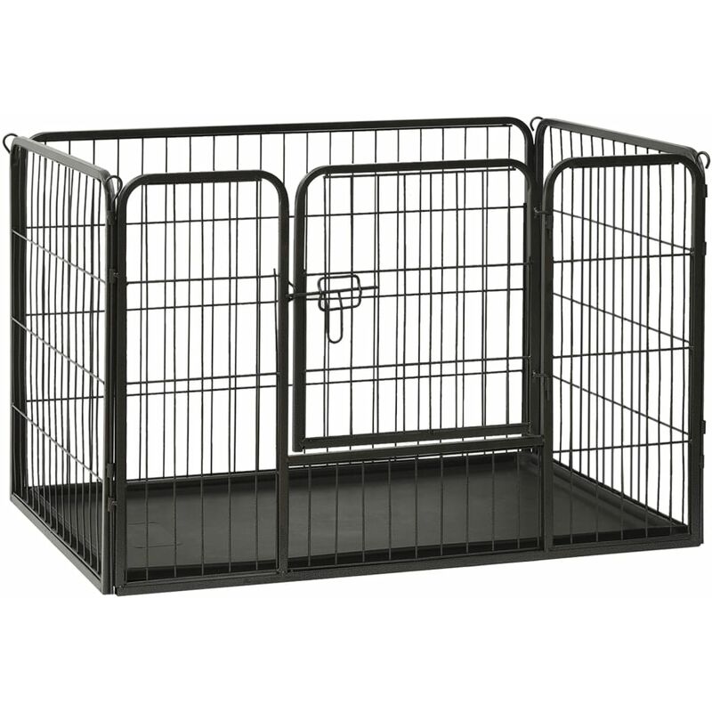 

Rogal corral para perros cachorros acero 93x63x61cm Rogal