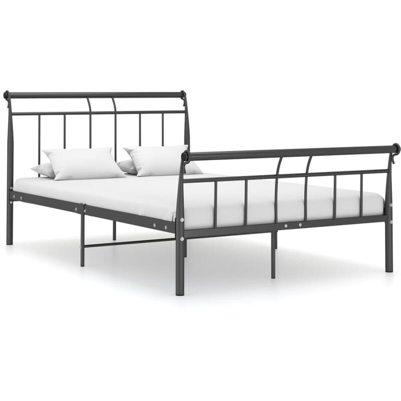 

estructura de cama de metal negro 120x200 cm - Rogal