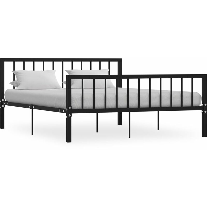 

Rogal estructura de cama de metal negro 160x200 cm Rogal