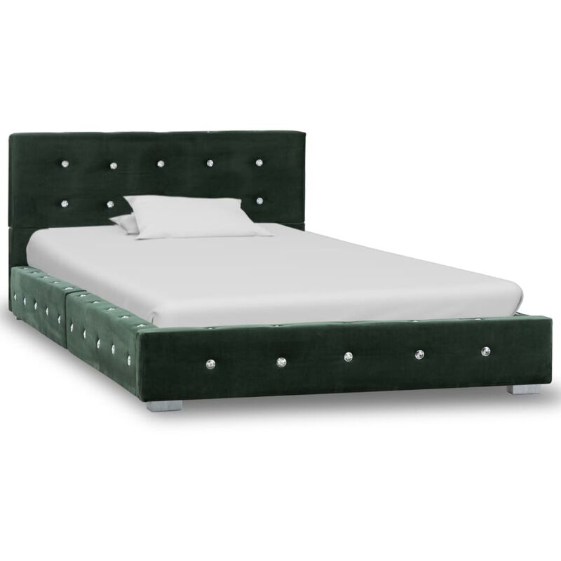 

Rogal estructura de cama de terciopelo verde 90x200 cm Rogal