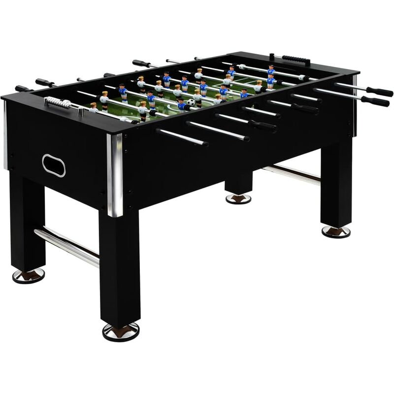 

futbolín de acero 60 kg 140x74,5x87,5 cm negro - Rogal