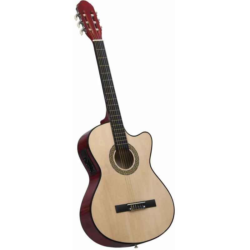 

guitarra acústica occidental cutaway con ecualizador 6 cuerdas - Rogal