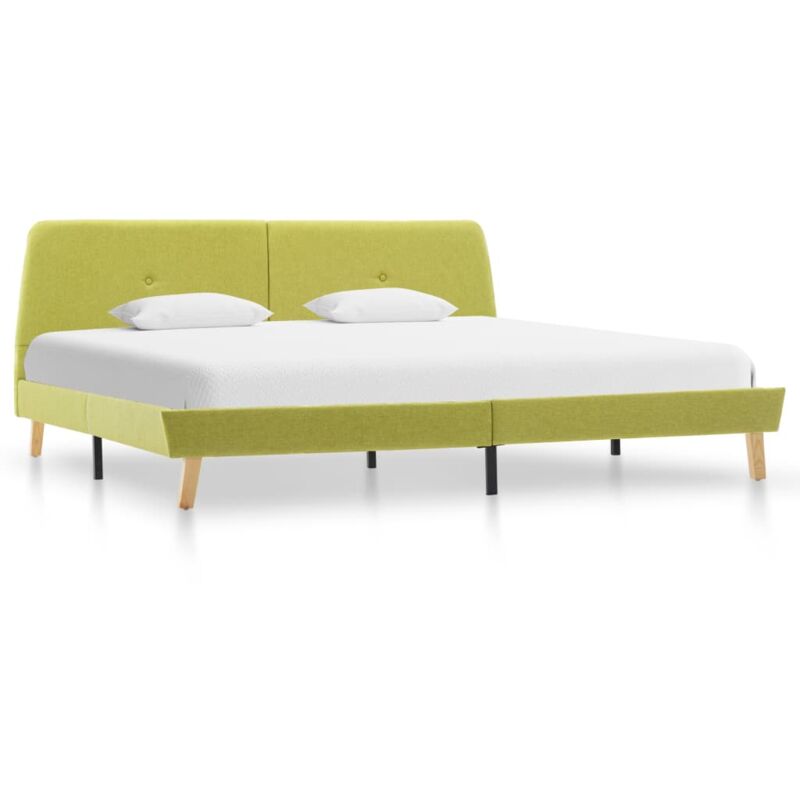 

Estructura de Cama de Tela Verde 140x200 cm - Verde - Vidaxl