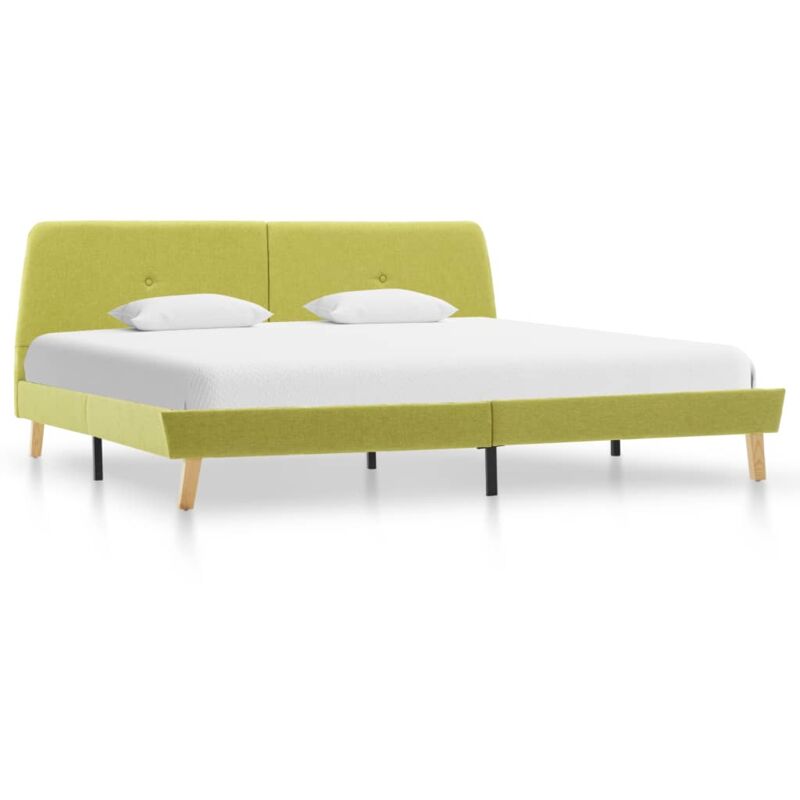 

Estructura de Cama de Tela Verde 180x200 cm - Verde - Vidaxl