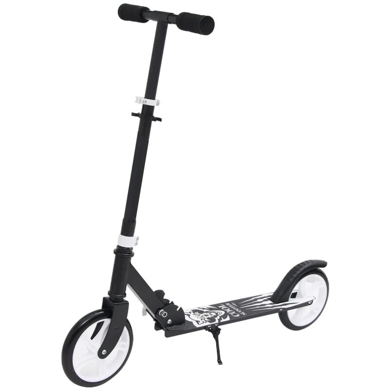 

vidaXL Patinete para niños de 2 ruedas con manillar ajustable negro - Negro