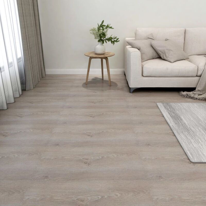 

Rogal - lamas para suelo autoadhesivas 55 piezas pvc 5,11 m² gris taupe