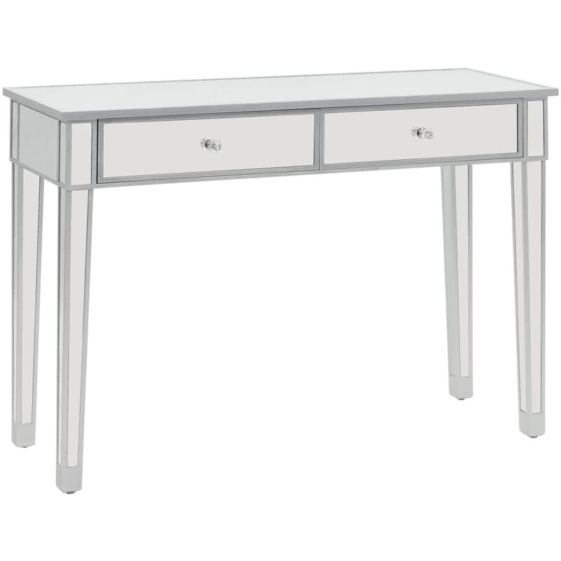 

mesa consola de espejo de mdf y vidrio 106,5x38x76,5 - Rogal