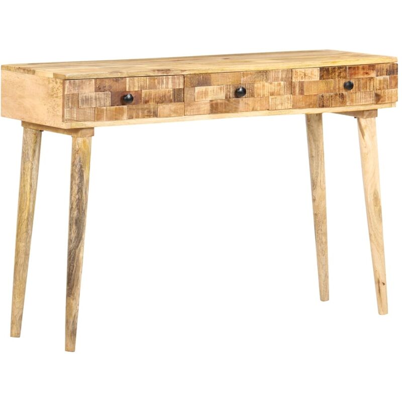 

mesa consola de madera maciza de mango 115x35x76 cm - Rogal