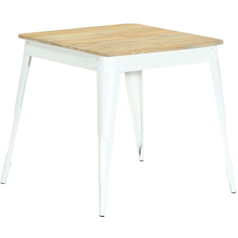 

Rogal - mesa de comedor de madera maciza de mango 75x75x76 cm