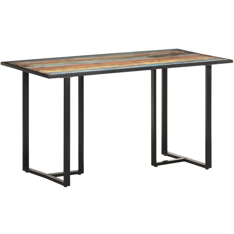 

Rogal - mesa de comedor de madera maciza reciclada 140 cm