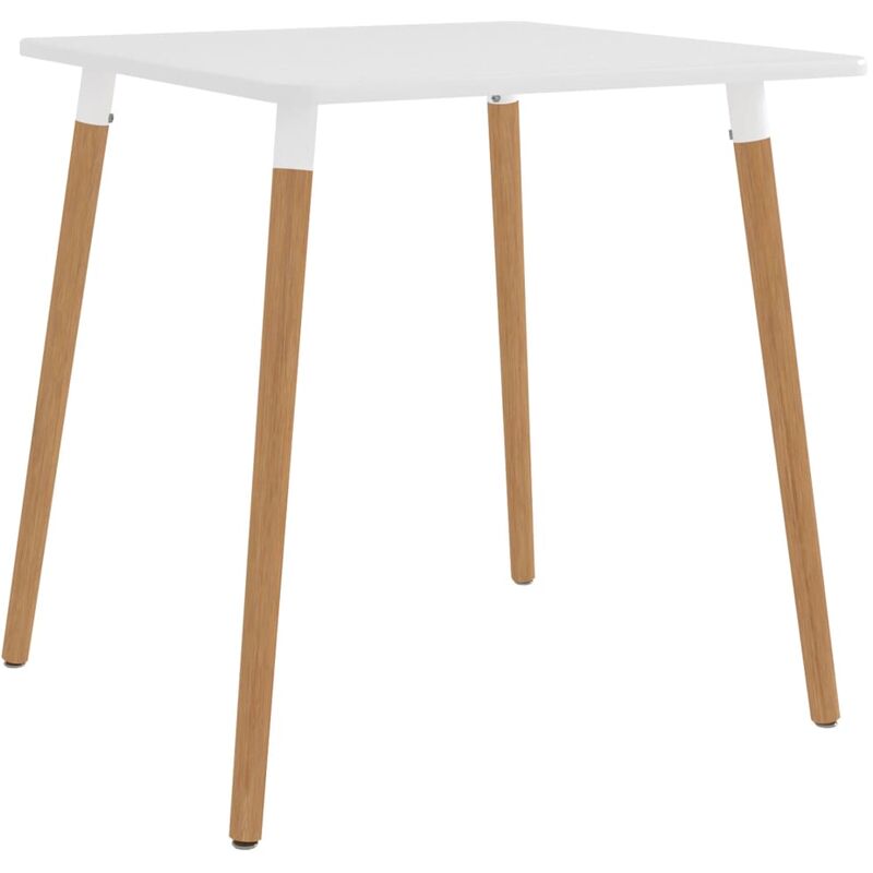 

Rogal - mesa de comedor metal blanco 80x80x75 cm