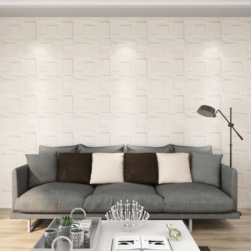 

paneles de pared 3d 24 unidades 0,5x0,5 m 6 m² - Rogal