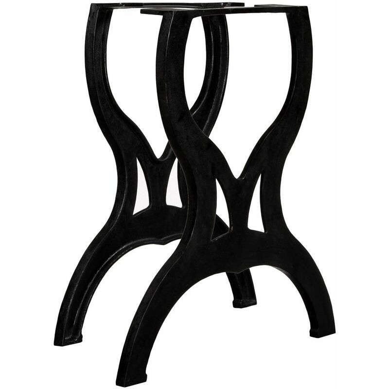 

Rogal - patas de mesa de comedor 2 uds estructura x hierro fundido