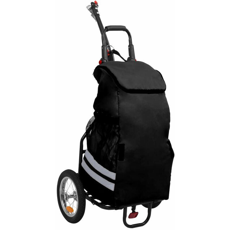 

Rogal remolque carrito de carga para bicicleta plegable negro Rogal