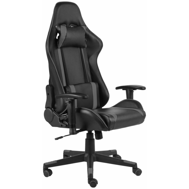 

Rogal silla gaming giratoria pvc gris Rogal