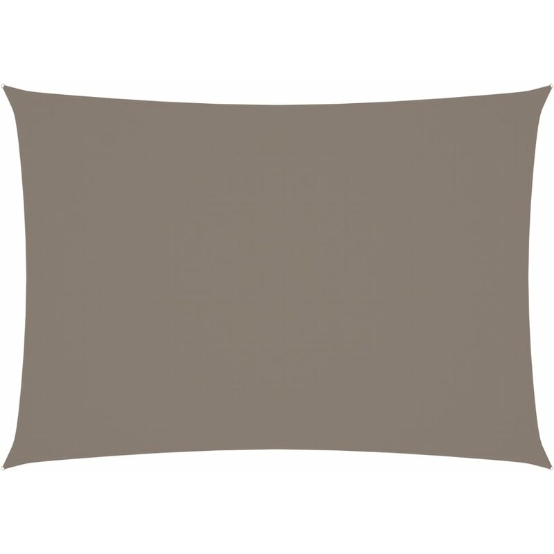 

Rogal toldo de vela rectangular de tela oxford gris taupe 2,5x4 m Rogal