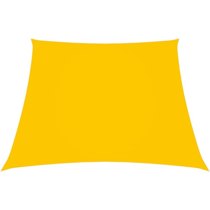 

toldo de vela trapezoidal de tela oxford amarillo 4/5x3 m - Rogal