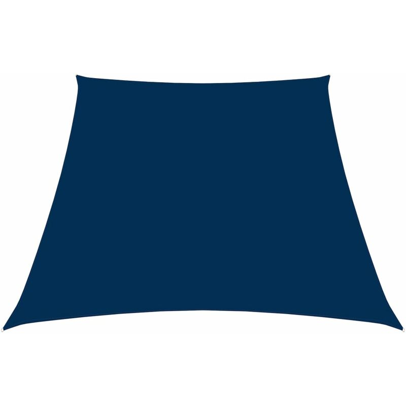 

toldo de vela trapezoidal de tela oxford azul 3/4x3 m - Rogal