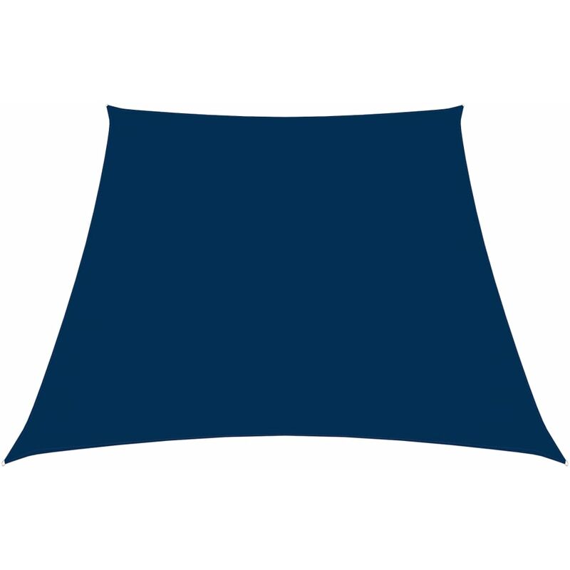 

toldo de vela trapezoidal de tela oxford azul 4/5x3 m - Rogal