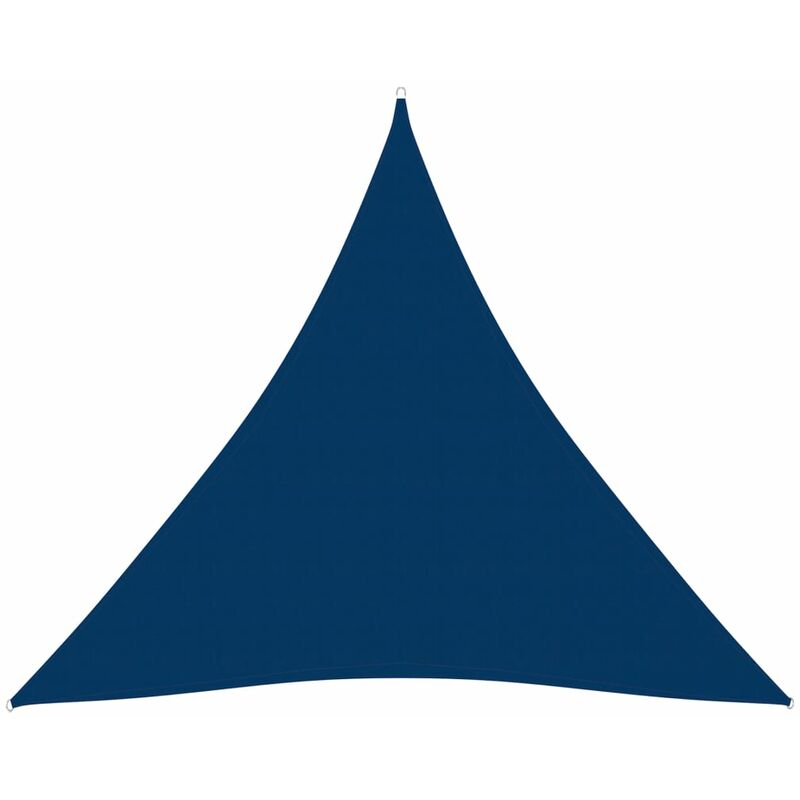 

toldo de vela triangular de tela oxford 3,6x3,6x3,6 m azul - Rogal