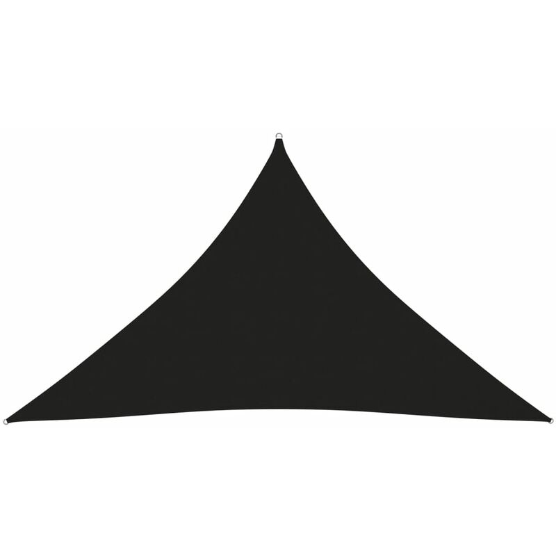 

Rogal - toldo de vela triangular de tela oxford negro 2,5x2,5x3,5 m