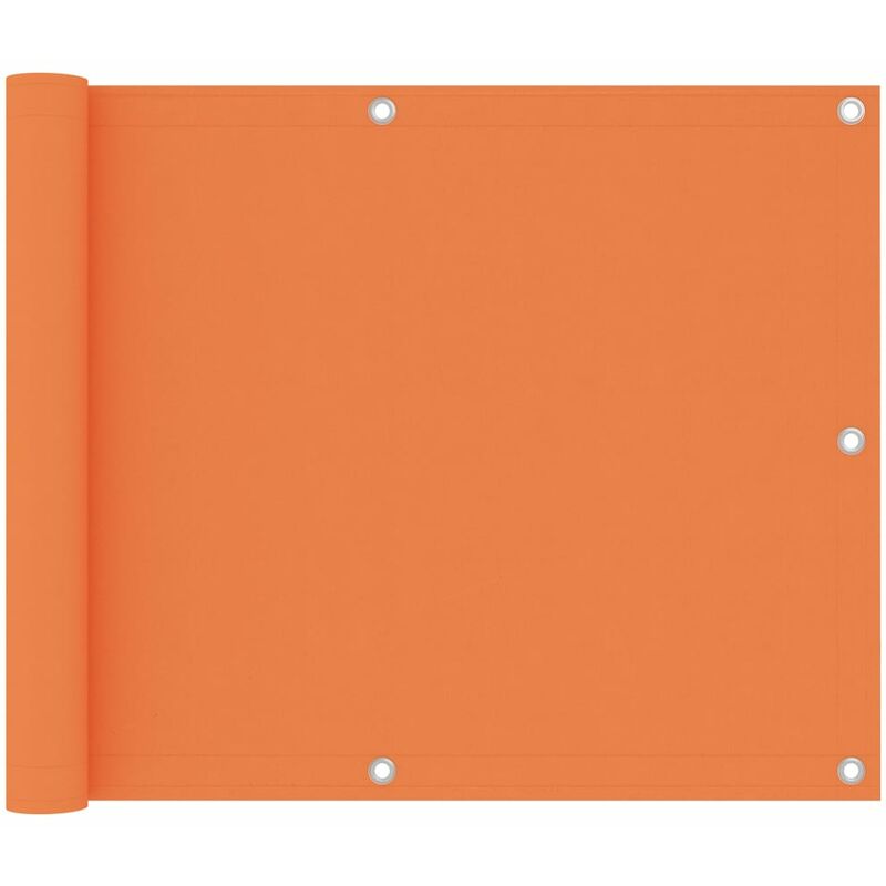 

Rogal toldo para balcón tela oxford naranja 75x500 cm Rogal