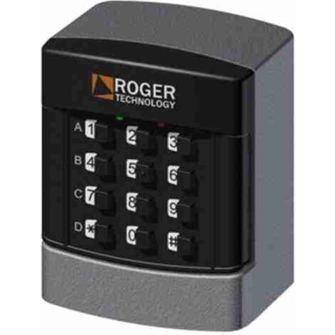 Roger - CLAVIER NUMÉRIQUE 12 CHIFFRES H85/TDS/E - EXTÉRIEUR