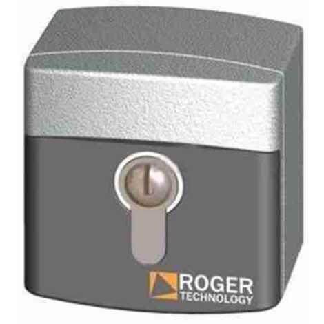 Roger - R85/60EAE SÉLECTEUR EXTERNE EN ALUMINIUM AVEC CLÉ À CYLINDRE EUROPÉEN