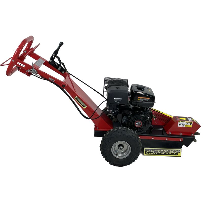 Electropower - Rogneuse de souche 15cv pack complet