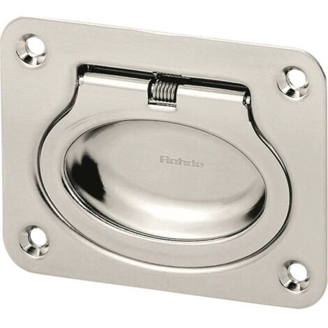 Rohde EE-01.R075.39 Poignée rabattable pour vis à tête fraisée argent (L x l x H) 75 x 10 x 58 mm 1 pc(s) Y835161