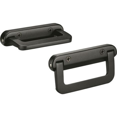 Rohde KK-18.120.84 Poignée rabattable pour vis à tête fraisée noir 1 pc(s) Y835371