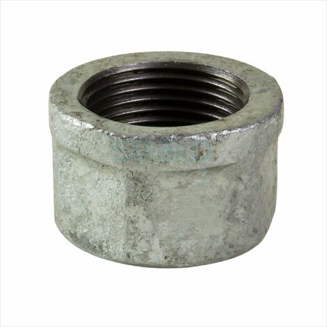 Rohr Kappe 1/2 Zoll Endkappe DN15 Verschlusskappe Temperguss Fitting