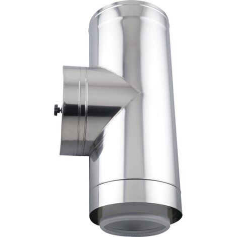 Rohr konz.+ Prüföff. DN200/300 Edelstahl  - 7746900988 von Buderus
