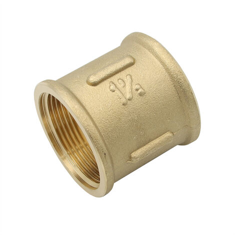 Rohr Muffe 1 1/2 11/2 Zoll DN40 Messing Muffen Gewinde-Fitting