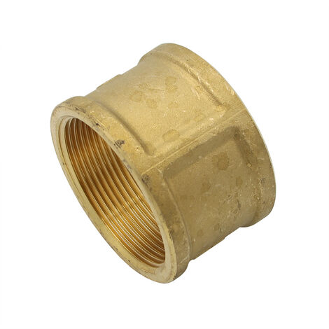Rohr Muffe 2 Zoll DN50 Messing Muffen Gewinde-Fitting