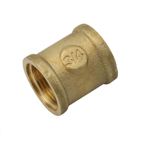 Rohr Muffe 3/4" Zoll DN20 Messing Rohrmuffe Gewinde-Fitting