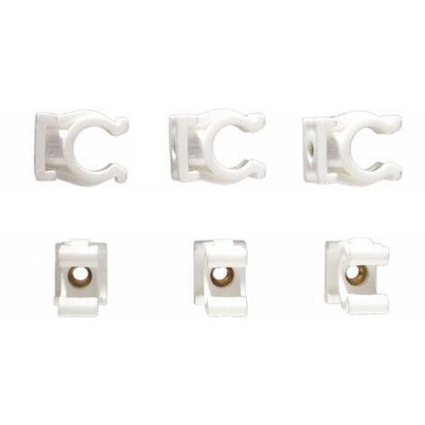 Rohrclip einfach 12 mm / 6er Pack Halterungen & Rohrschellen